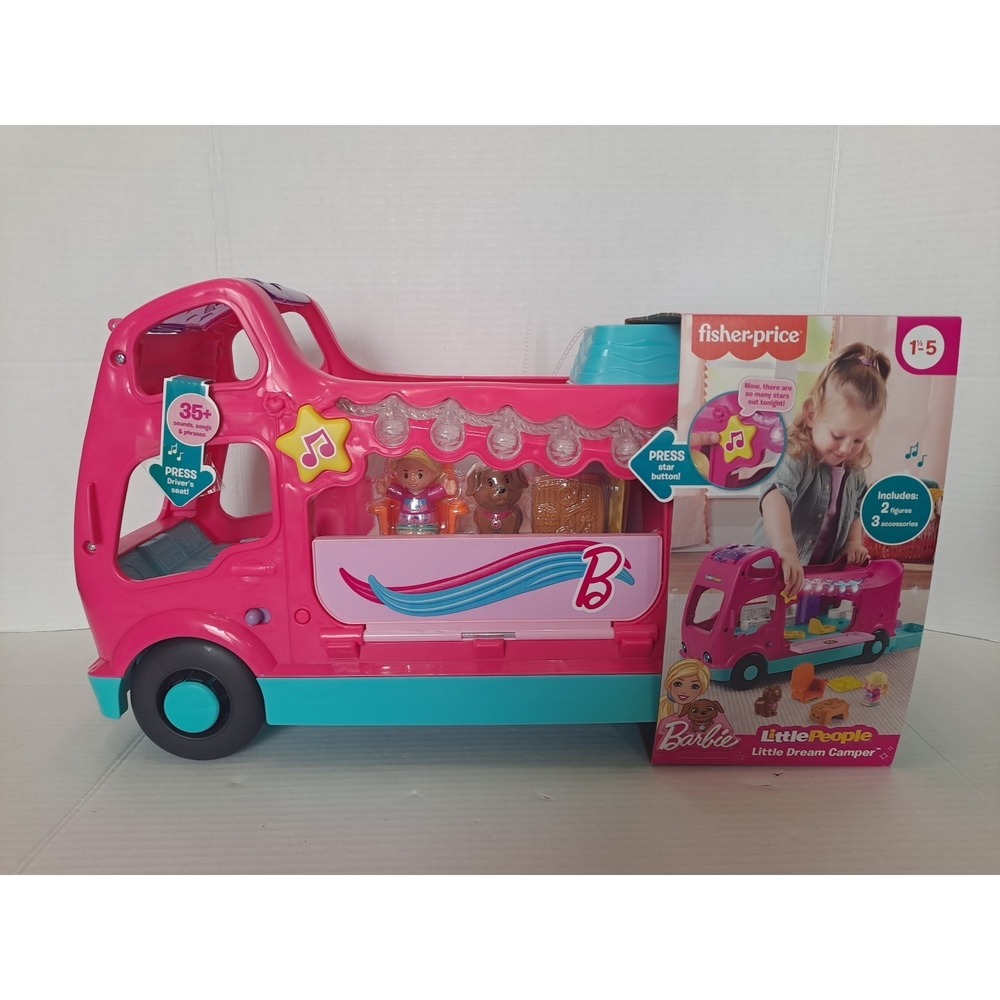 Fisher-Price Little People Barbie Little Dream Camper RV Playset New In Box